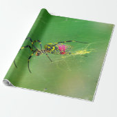Golden Orb Weaver Spipping Paper Geschenkpapier (Ungerollt)