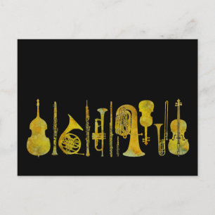 Golden Orchestra Postkarte