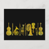 Golden Orchestra Postkarte (Vorderseite)
