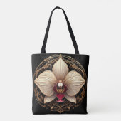 Golden Orchid Design Tasche (Rückseite)