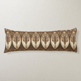 Golden Ornate Body Pillow Seitenschläferkissen