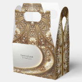 Golden Ornate Favor Box Geschenkschachtel (Geöffnet)