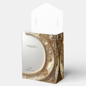 Golden Ornate Favor Box Geschenkschachtel (Geöffnet)