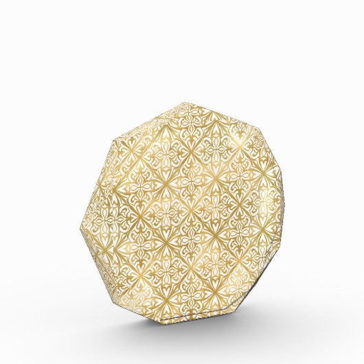 Golden Ornate Fotoblock (Links)