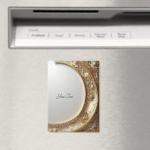 Golden Ornate Frame Magnet (In Situ (Geschirrspüler))