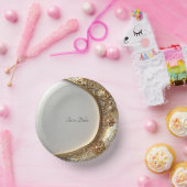 Golden Ornate Frame Pappteller (Party)