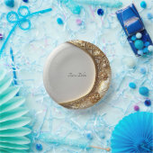 Golden Ornate Frame Pappteller (Party)