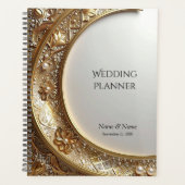 Golden Ornate Frame Planner Planer (Vorderseite)