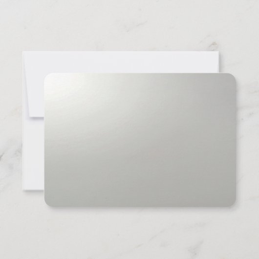 Golden Ornate Frame RSVP Card (Rückseite)