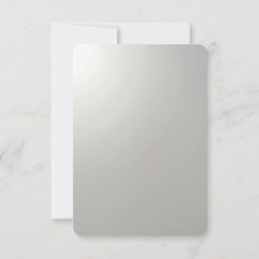 Golden Ornate Frame RSVP Card (Rückseite)