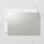 Golden Ornate Frame RSVP Card Karte (Rückseite)