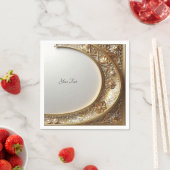 Golden Ornate Frame Serviette (Beispiel)