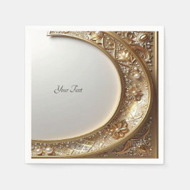 Golden Ornate Frame Serviette