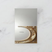 Golden Ornate Frame Thank You Card Dankeskarte (Innenseite)