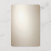 Golden Ornate Frame with Pearls Detail Enclosure Begleitkarte (Rückseite)