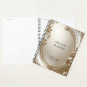 Golden Ornate Frame with Pearls Planner Planer (Anzeige)