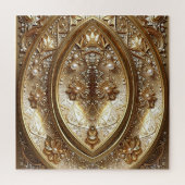 Golden Ornate Jigsaw Puzzle (Vertikal)