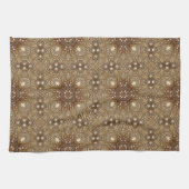 Golden Ornate Kitchen Towel Geschirrtuch (Horizontal)
