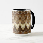Golden Ornate Mug Tasse (VorderseiteRechts)