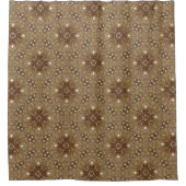 Golden Ornate Shower Curtain Duschvorhang (Vorderseite)
