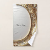 Golden Ornate Towel Set (Handtuch)