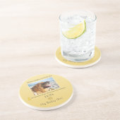 Golden Osteosarcoma Round Pet Tribute Getränkeuntersetzer (Seite)