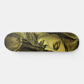 Golden Our Lady of Sorrows Skateboard (Horizontal)