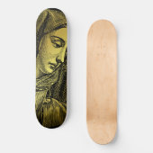 Golden Our Lady of Sorrows Skateboard (Vorderseite)