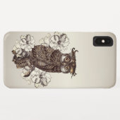 Golden Owl Cream Case-Mate iPhone Hülle (Rückseite (Horizontal))