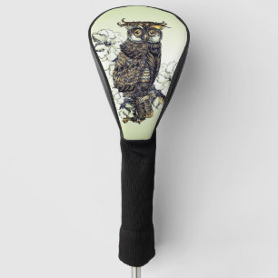 Golden Owl Grüne Orchideen Golf Headcover