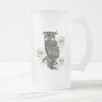 Golden Owl Grüne Orchideen