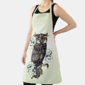 Golden Owl Grüne Orchideen Schürze (InSitu)