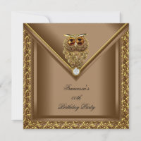 Golden Owl Image Elite Elegante Geburtstagsparty