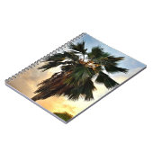 Golden Palm Sky - Tropical Spiral Notebook Notizblock (Linke Seite)
