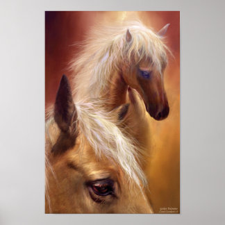 Golden Palomino Kunst/Dichtung/Musik Poster