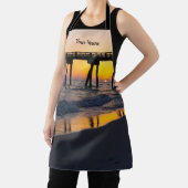 Golden Panama City Beach Sonnenuntergang Schürze (InSitu)