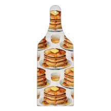 Golden Pancake Morning Wasserfarbsirup und Butter