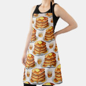 Golden Pancake Morning Wasserfarbsirup und Butter Schürze (InSitu)