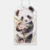 Golden Panda Geschenkanhänger (Rückseite)