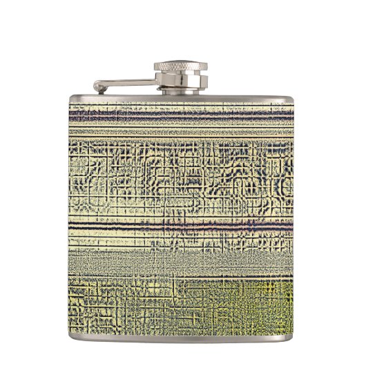 Golden Panes Flachmann (Vorderseite)