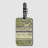 Golden Panes Gepäckanhänger (Vorderseite Vertikal)