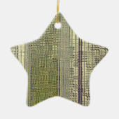 Golden Panes Keramikornament (Vorne)