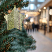 Golden Panes Keramikornament