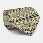 Golden Panes Krawatte (Gerollt)