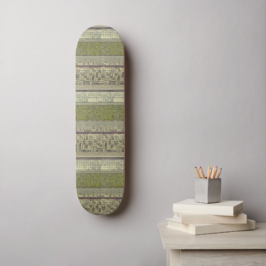 Golden Panes Skateboard (Wandkunst)