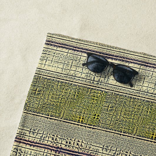 Golden Panes Strandtuch (Beispiel)