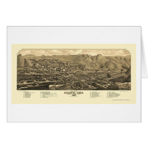 Golden, panoramische Karte Co - 1882