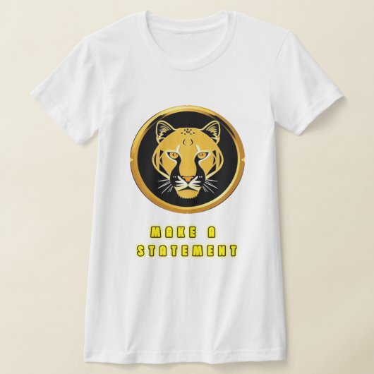 Golden Panther Emblem T-Shirt (Ablage )