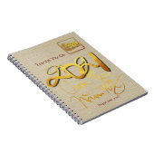 Golden Paper-cut Vietnamese Ox Year 2021 SNoteB Notizblock (Rechte Seite)