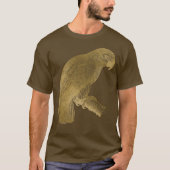 Golden Parrot Schönes Design T-Shirt (Vorderseite)